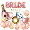 Набір повітряних куль «Bride» для дівич-вечора прикраса для торжества Набір повітряних куль «Bride» для дівич-вечора прикраса для торжества