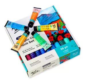 Краски акриловые для рисования Mont Marte Acrylic Colour Paint Set Signature 36pc x 36ml Краски акриловые для рисования Mont Marte Acrylic Colour Paint Set Signature 36pc x 36ml