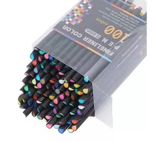 Набор профессиональных разноцветных линеров для рисования Fineliner Color 100 цветов Набор профессиональных разноцветных линеров для рисования Fineliner Color 100 цветов