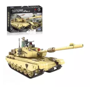 Конструктор детский.Танк игровой конструктор военный на 1340 деталей цвет хаки XB-06021 Конструктор детский.Танк игровой конструктор военный на 1340 деталей цвет хаки XB-06021