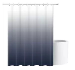 Шторка для ванны из полиэстера водонепроницаемая Bathlux 180x180 см с кольцами, занавеска для ванной комнаты Шторка для ванны из полиэстера водонепроницаемая Bathlux 180x180 см с кольцами, занавеска для ванной комнаты
