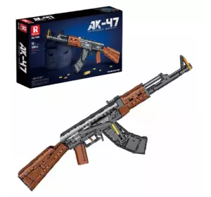 Конструктор оружие Автомат AK47 штурмовая винтовка на 1366 деталей Конструктор оружие Автомат AK47 штурмовая винтовка на 1366 деталей