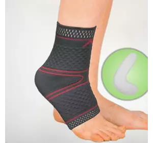 Бандаж на голеностопный сустав из трикотажа с силиконовыми подушечками Orthopoint REF-720 дышащий, Размер M Бандаж на голеностопный сустав из трикотажа с силиконовыми подушечками Orthopoint REF-720 дышащий, Размер M