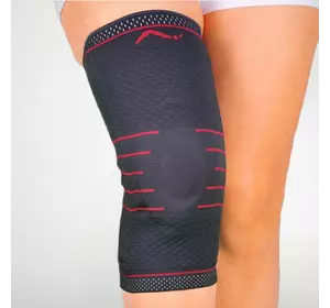 Бандаж на колено с силиконовой подушечкой под колено Orthopoint REF-701 наколенник эластичный трикотажный M Бандаж на колено с силиконовой подушечкой под колено Orthopoint REF-701 наколенник эластичный трикотажный M
