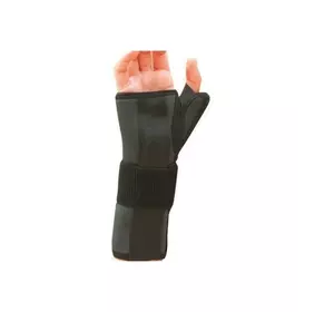 Бандаж для фиксации запястья и большого пальца неопреновый Orthopoint REF-602 ортез на правую руку, Размер M Бандаж для фиксации запястья и большого пальца неопреновый Orthopoint REF-602 ортез на правую руку, Размер M
