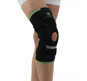 Бандаж на колено с боковыми пружинами и ремнями ORTHOPEDICS MEDICAL SMT2103 наколенник неопреновый Размер S Бандаж на колено с боковыми пружинами и ремнями ORTHOPEDICS MEDICAL SMT2103 наколенник неопреновый Размер S