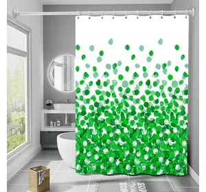 Шторка для ванны из полиэстера водонепроницаемая Bathlux 180x180 см с кольцами, занавеска для ванной комнаты Шторка для ванны из полиэстера водонепроницаемая Bathlux 180x180 см с кольцами, занавеска для ванной комнаты