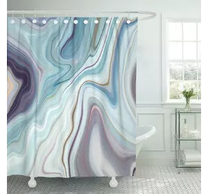 Шторка для ванної та душу з гачками 180x180 см водовідштовхувальна, високоякісна шторка для ванни Шторка для ванної та душу з гачками 180x180 см водовідштовхувальна, високоякісна шторка для ванни