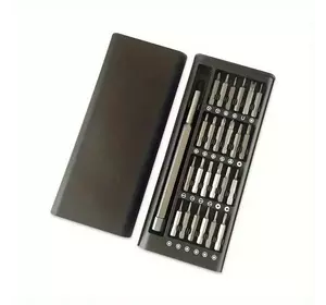 Набір точних викруток 24-в-1 для смартфонів та планшетів - Алюмінієвий сплав, неелектричний ремонтний набір з різними бітами Набір точних викруток 24-в-1 для смартфонів та планшетів - Алюмінієвий сплав, неелектричний ремонтний набір з різними бітами