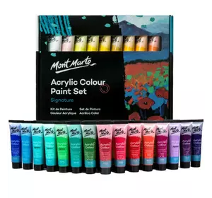 Фарби акрилові для малювання Mont Marte Acrylic Color Paint Set Signature 36pc x 36ml Фарби акрилові для малювання Mont Marte Acrylic Color Paint Set Signature 36pc x 36ml