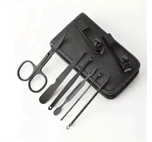 Набір класичних надзвичайно гострих та міцних інструментів для манікюру 6 в 1, ножиці для нігтів, кусачки, пилочка Набір класичних надзвичайно гострих та міцних інструментів для манікюру 6 в 1, ножиці для нігтів, кусачки, пилочка