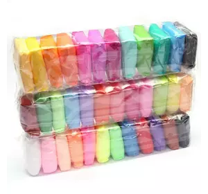 Мʼяка глина, маса для ліплення для дітей, різнокольоровий пластилін 36 штук в упаковці Мʼяка глина, маса для ліплення для дітей, різнокольоровий пластилін 36 штук в упаковці